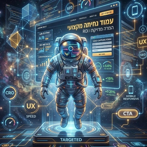 המגנט הדיגיטלי שלך: איך דף נחיתה מדויק הופך קליקים לכסף?